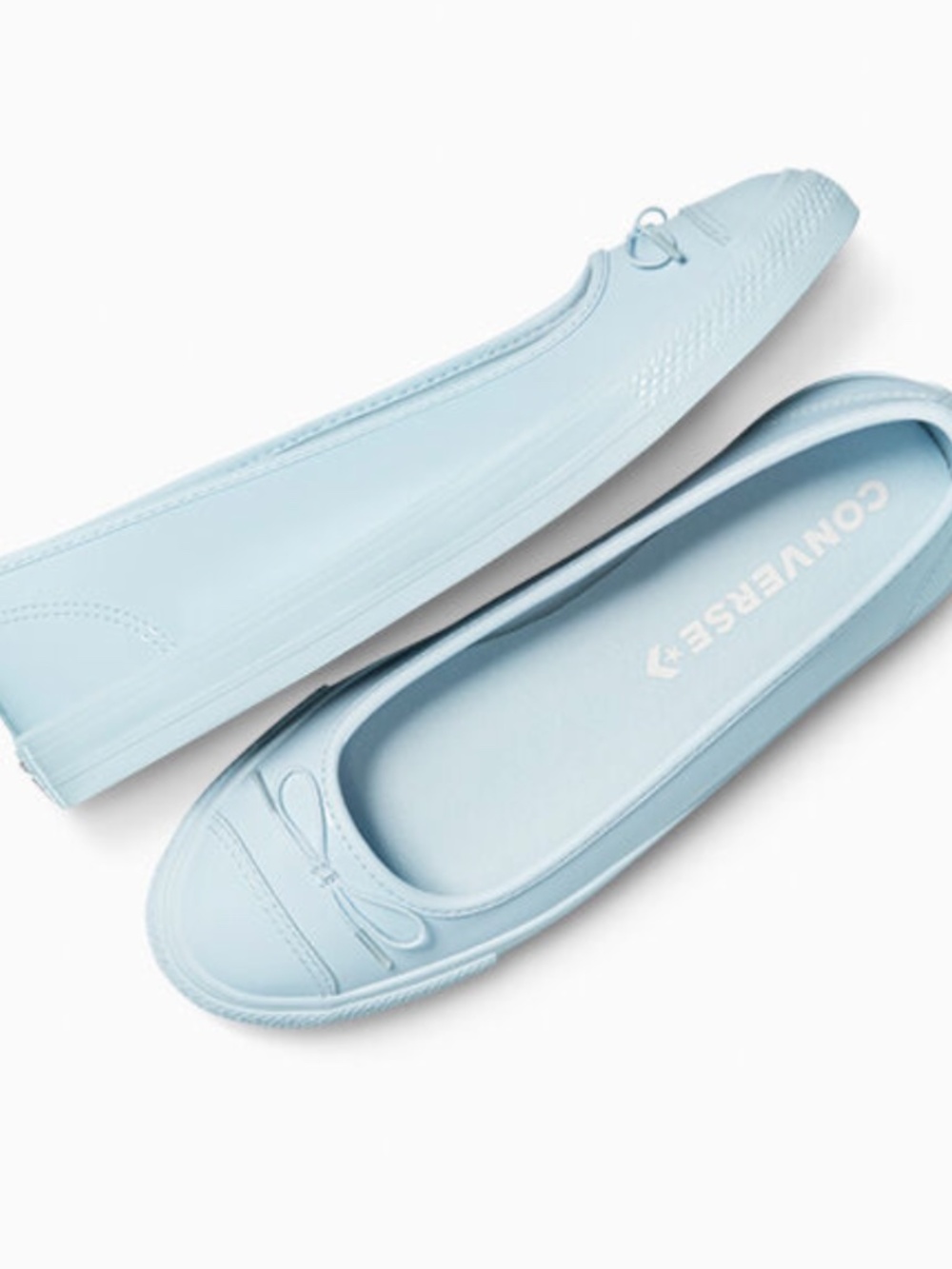 Converse Chuck Taylor All Star Blue Dainty Ballet Flats Ballerina Sneakers 10